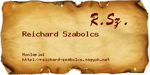 Reichard Szabolcs névjegykártya